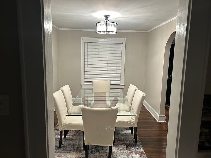Have a wonderful dinner in this beautiful Dining Room that seats six!