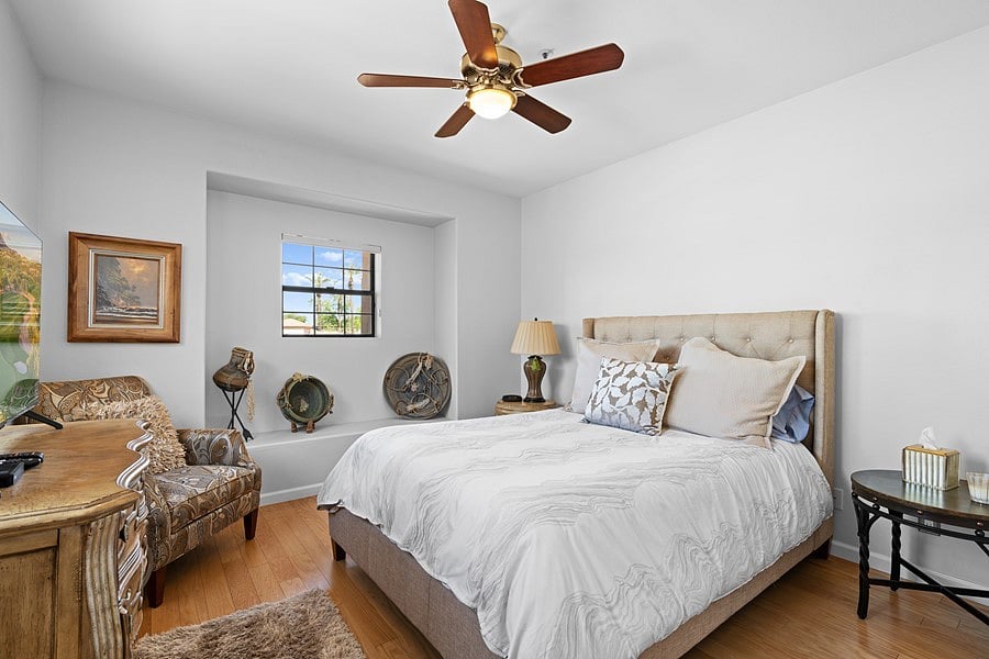 Queen size bed bedroom second floor