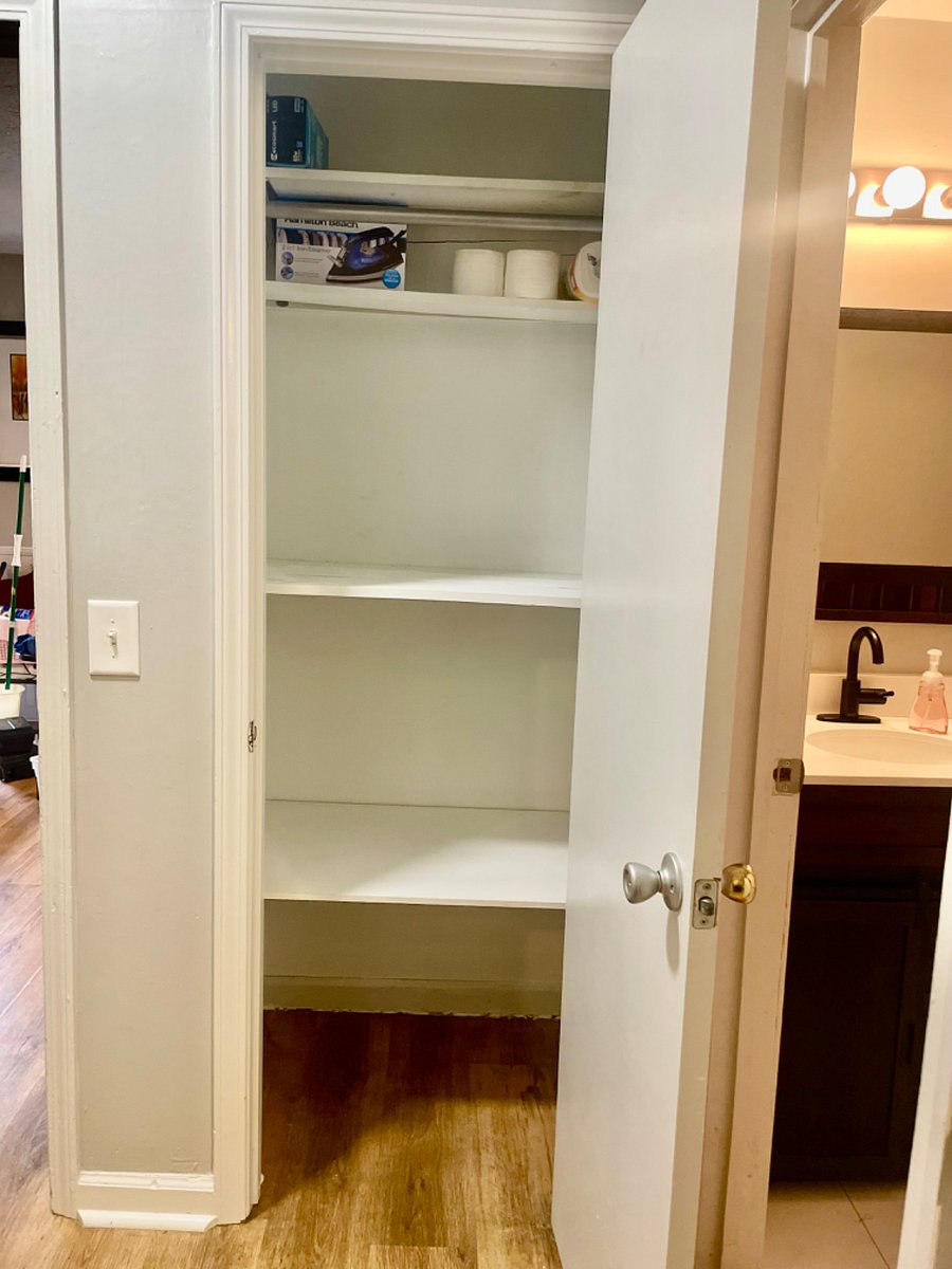 Hall Closet for storage