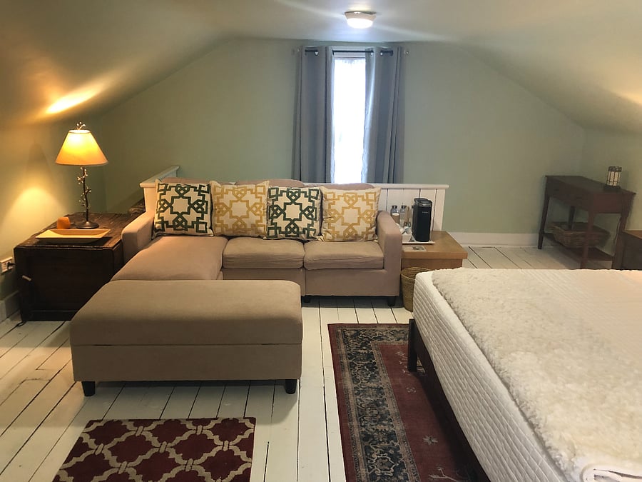 sleeper sofa, sleeps 1 adult