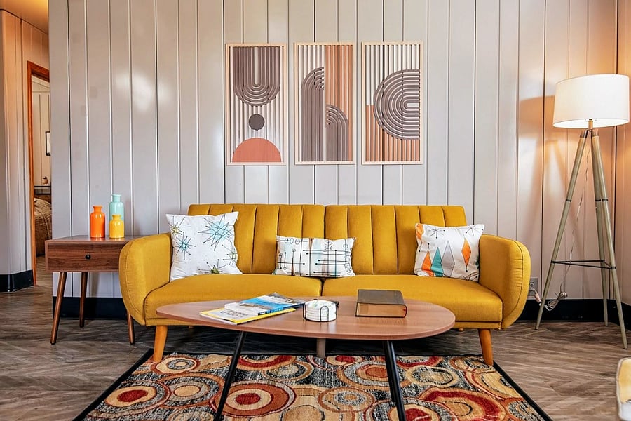 Entire home is decorated with period furniture and accessories that accent the original features