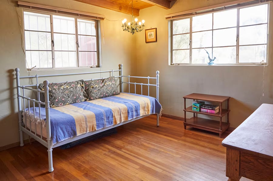 nearby twin bed