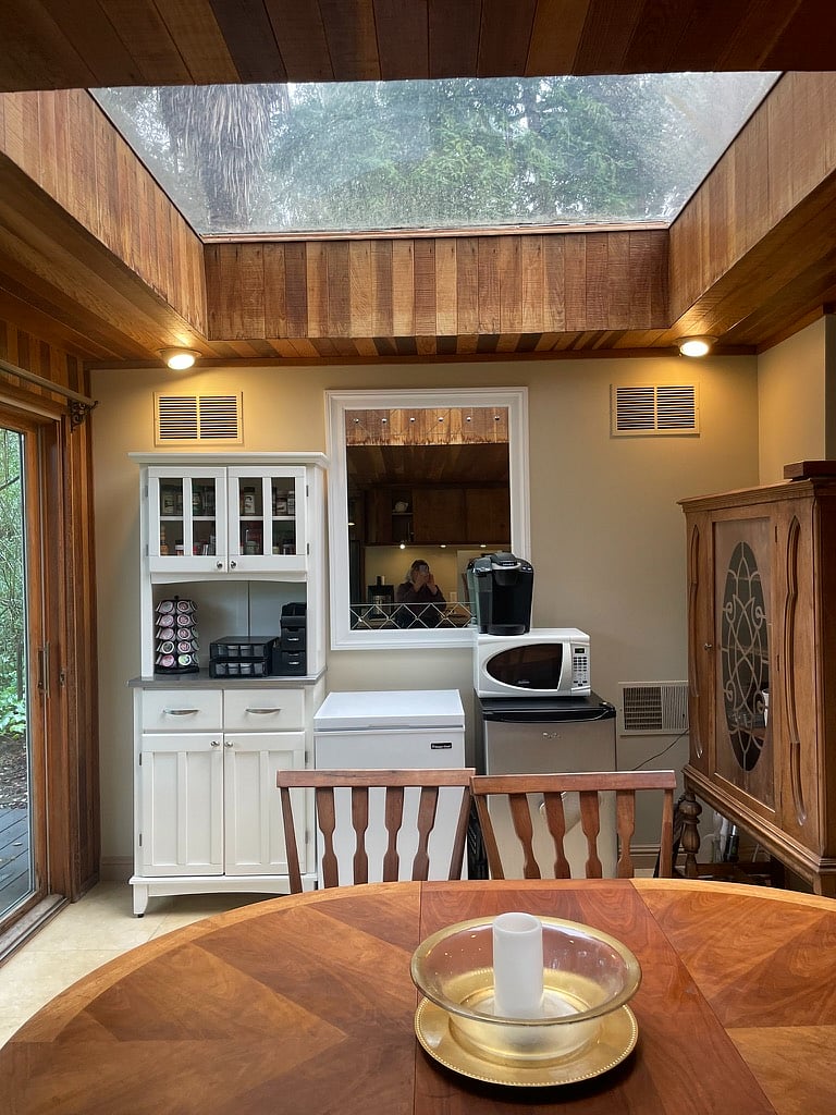 2nd refridge and freezer
microwave and Keurig coffeemaker
