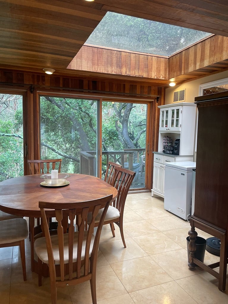 deck off the kitchen