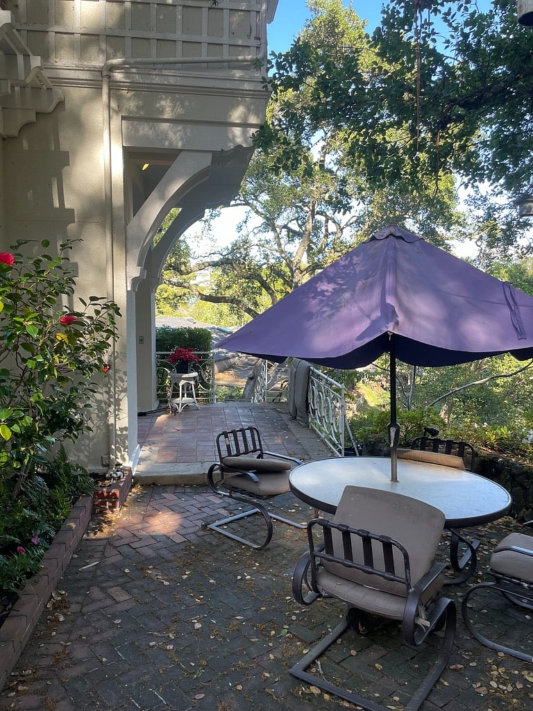 Private patio