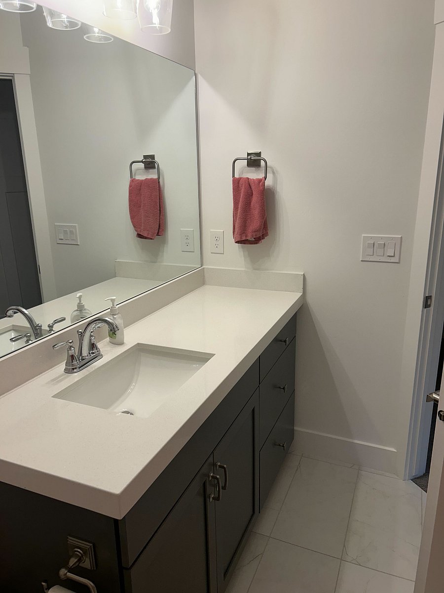 Bathroom counter space