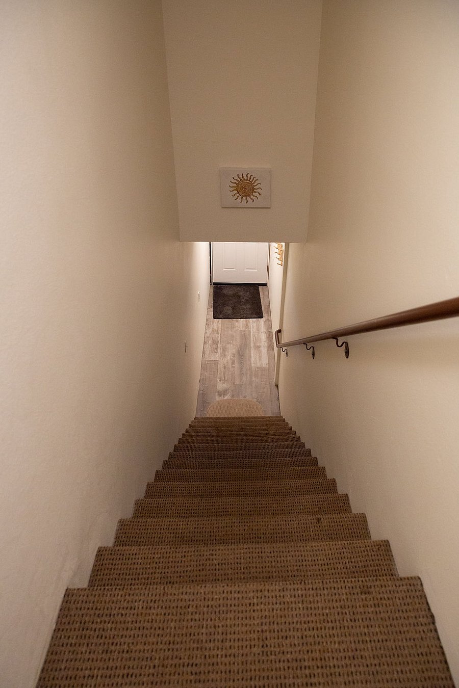 Separate entrance to apartment