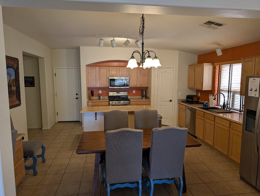 Dining room and Kitchen