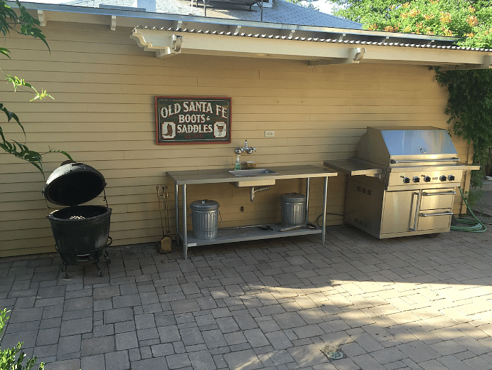 Viking bbq available when you want a great steak