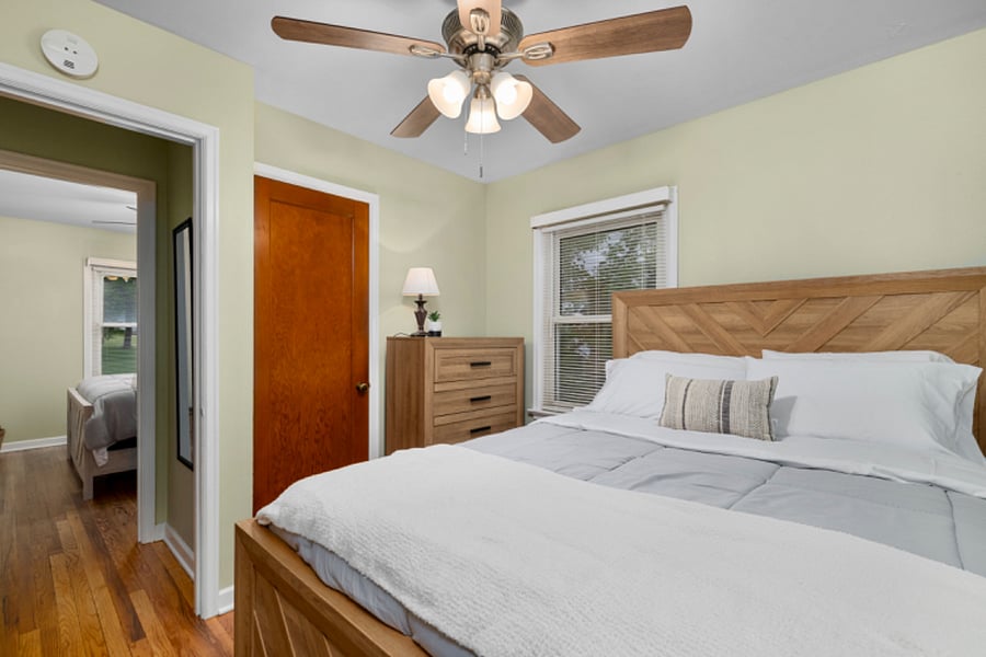Cozy bedroom #2, with a comfortable queen size bed.