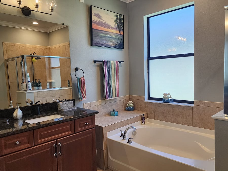 Bathroom off bedroom #2