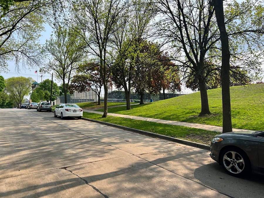 Park across the street
