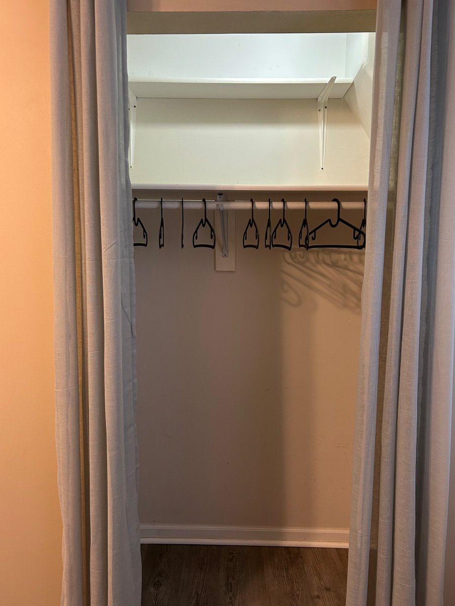 Closet with ample storage