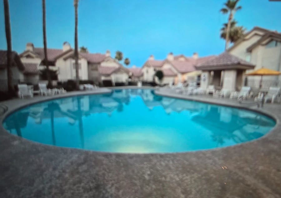 gated community pool area