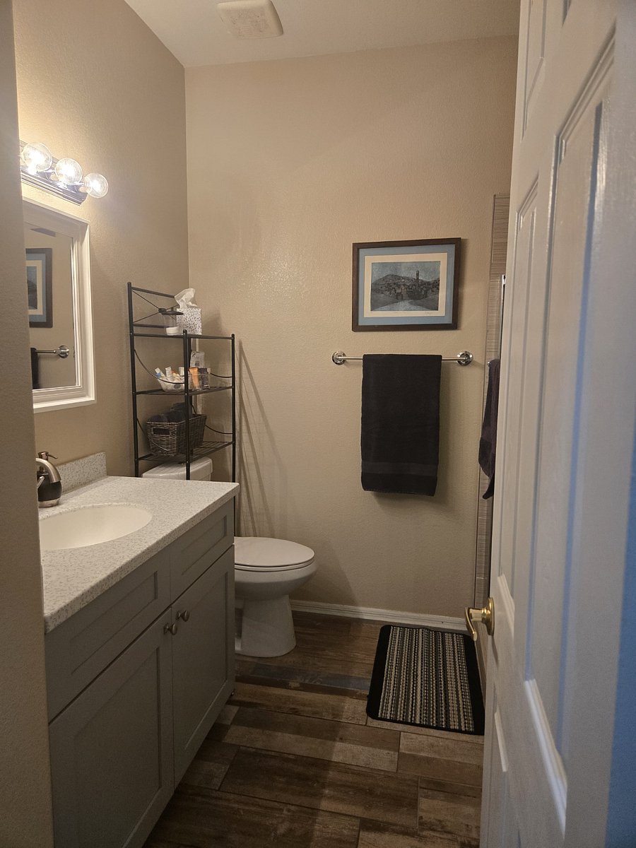 Private bathroom upstairs