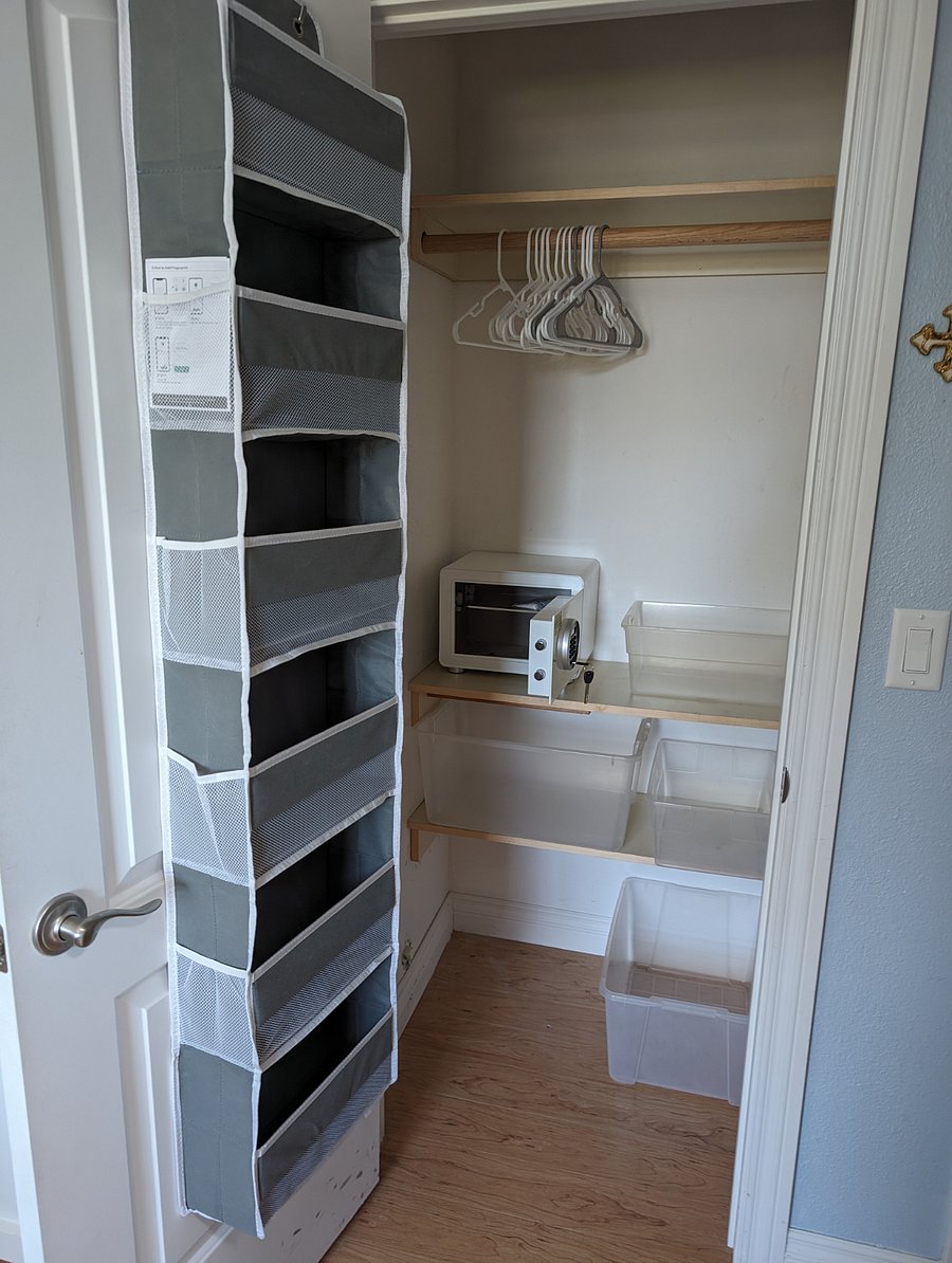 Small safe in the closet