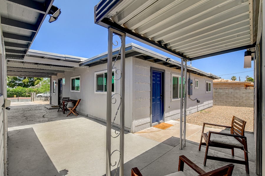 View of the Main Home from the Casita front porch