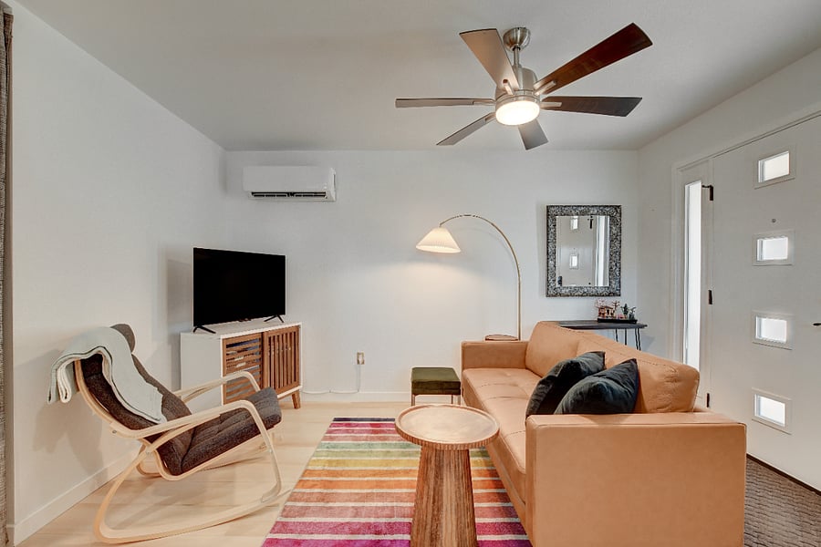 Casita Living area as viewed from Kitchenette