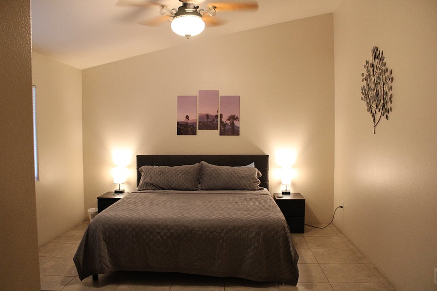 Master bedroom with King Bed