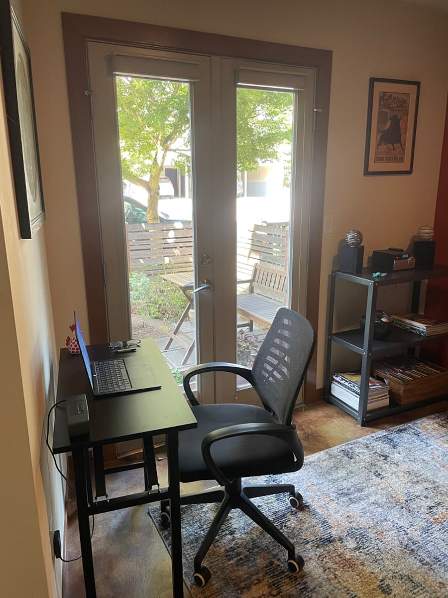 Small desk space