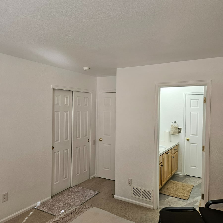 Bedroom #1 with closet and storage inside