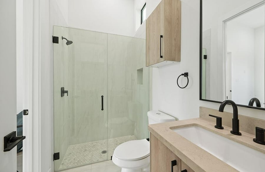 240sqf Private unit bathroom