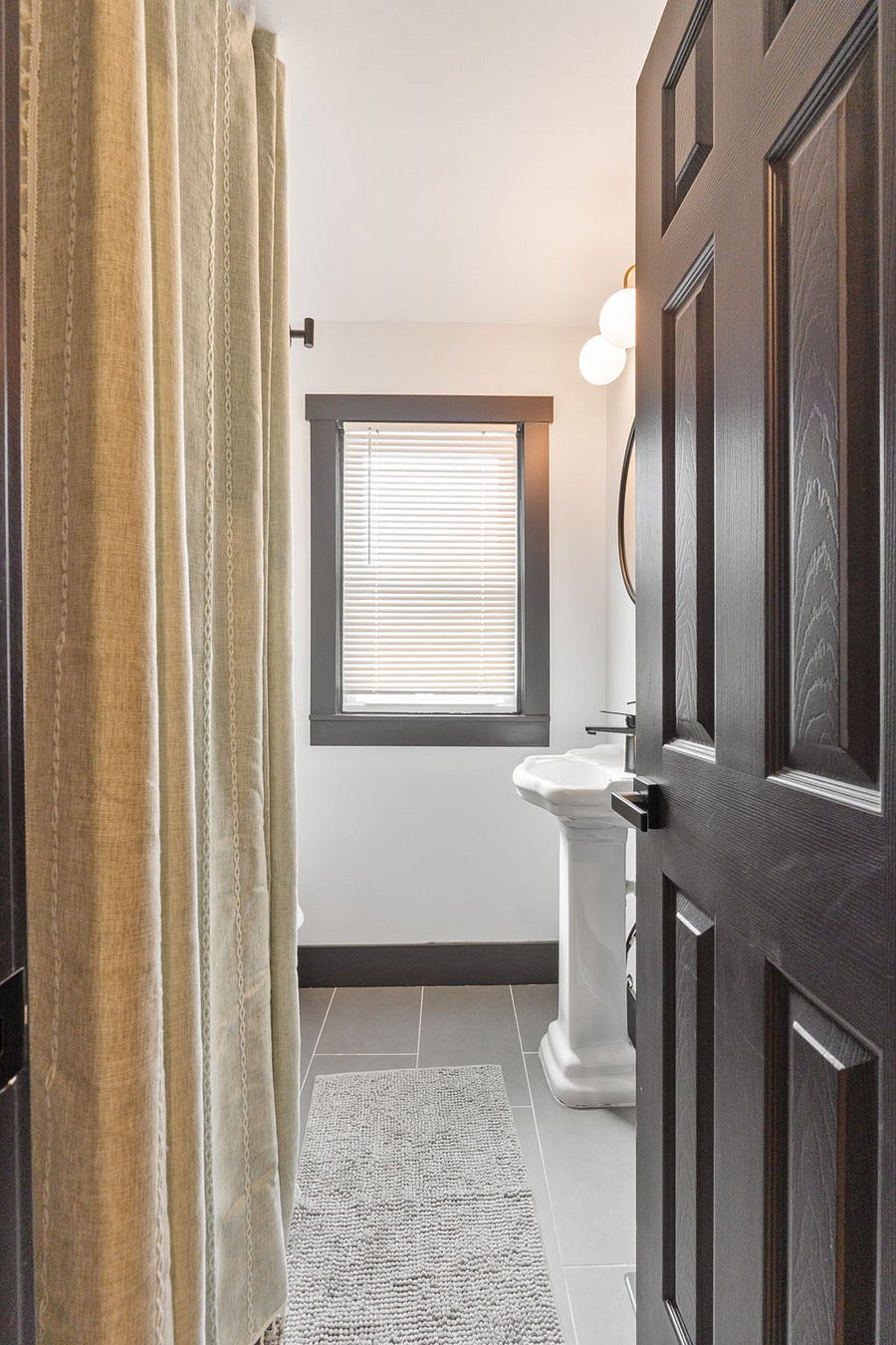 First floor full bathroom with walk in shower