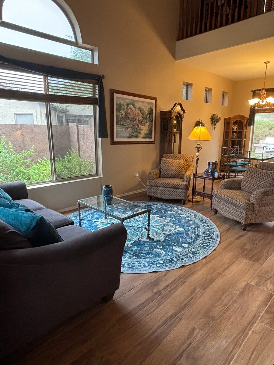 Living room to dining room