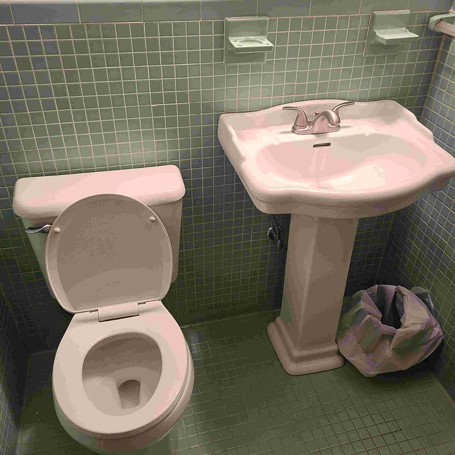 Basement bathroom