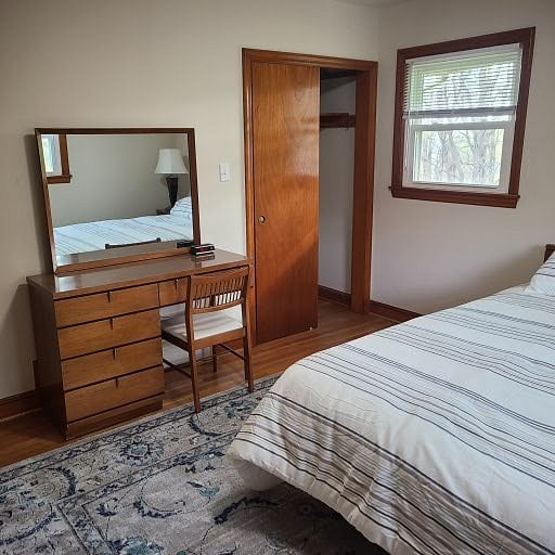 Bedroom #2 with closet and desk