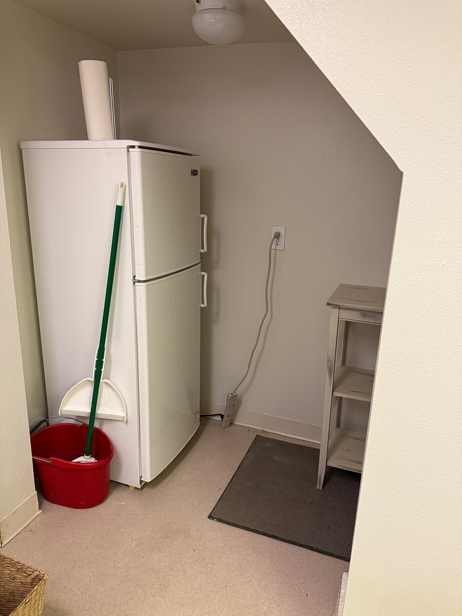 Bonus Room Storage and Second Refrigerator