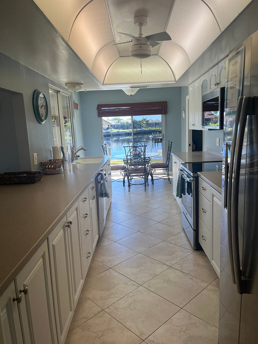 Fully stocked kitchen.  Propane grill available as well.  