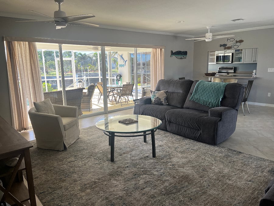 Comfortable living space.  