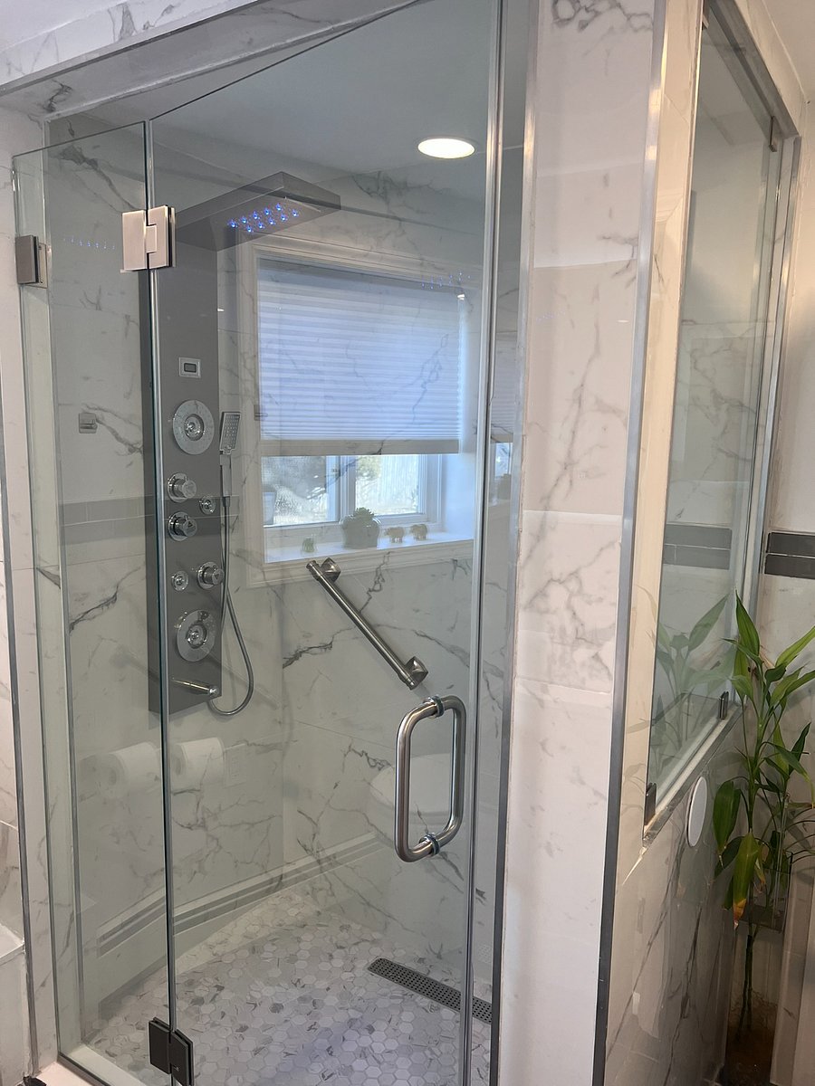 Experience luxury in our newly renovated bathroom with a rain shower and multiple heads. Shared but rarely used, and stocked with complimentary toilet paper. Ideal for traveling nurses seeking comfort.