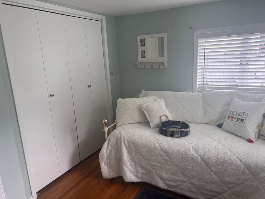Bedroom double closet
