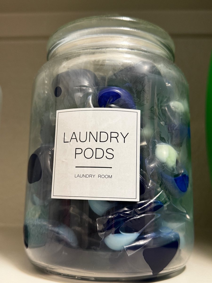 Laundry pods