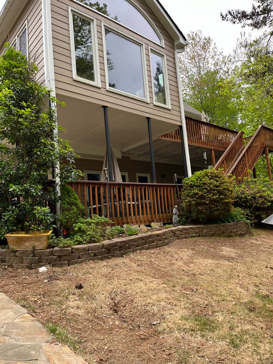 Private covered terrace