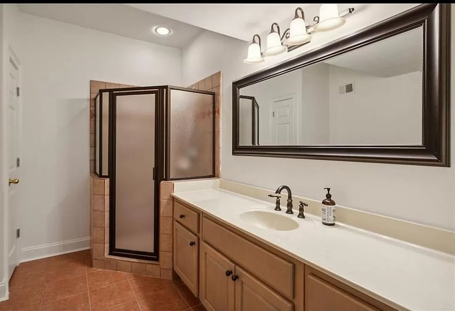 bathroom with Upstairs bedroom #2