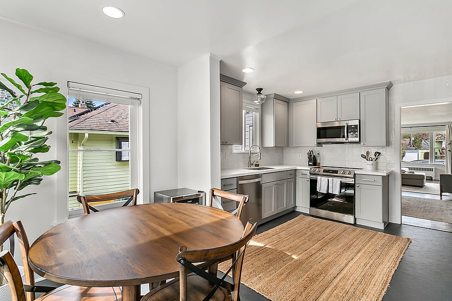 Spacious and light filled kitchen makes cooking for any occasion a breeze