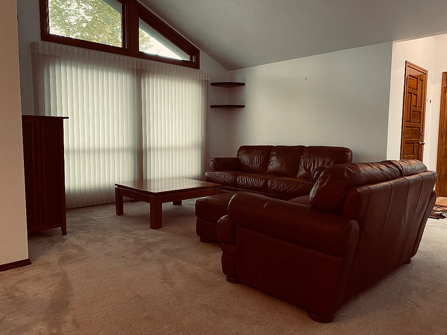 Super comfortable leather couches