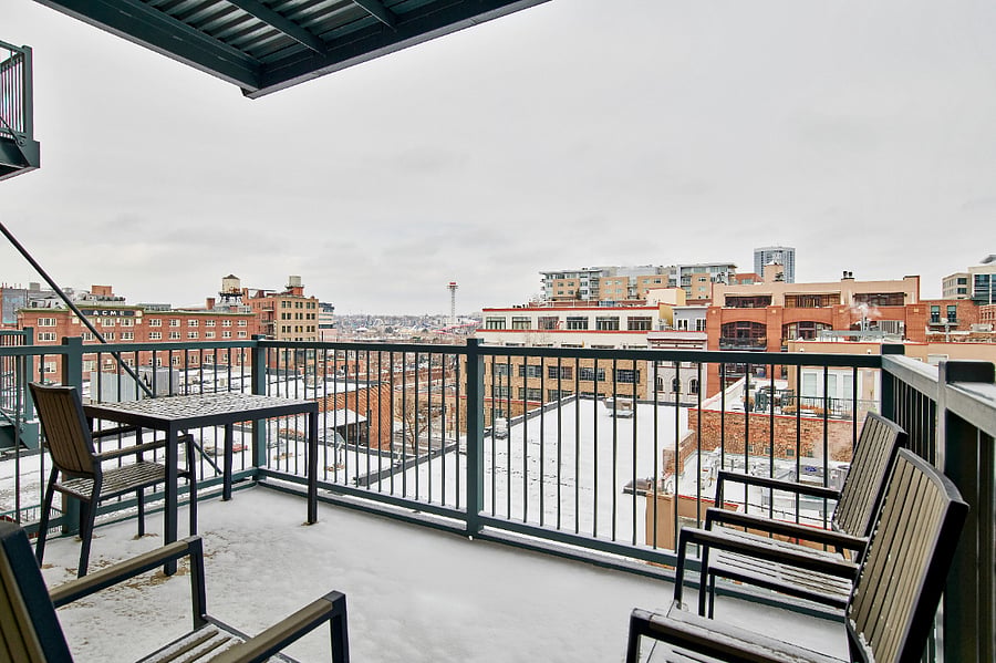 Gorgeous views from the private patio!
