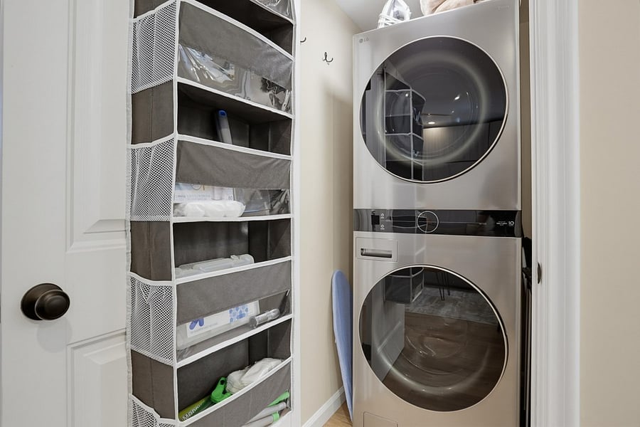 In-unit brand new LG washer and dryer
