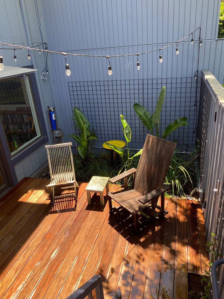 back patio at living room