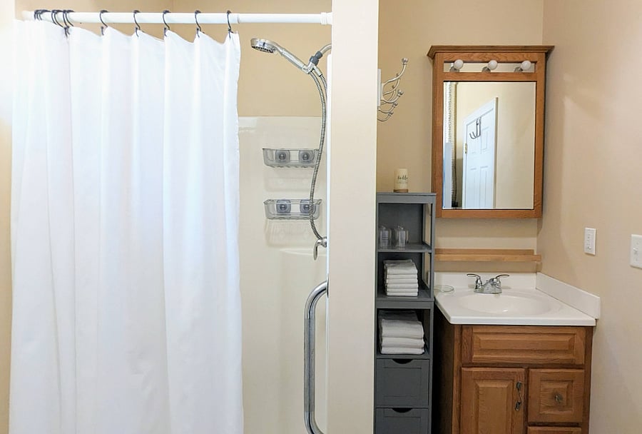 Bathroom with Stand Up Shower