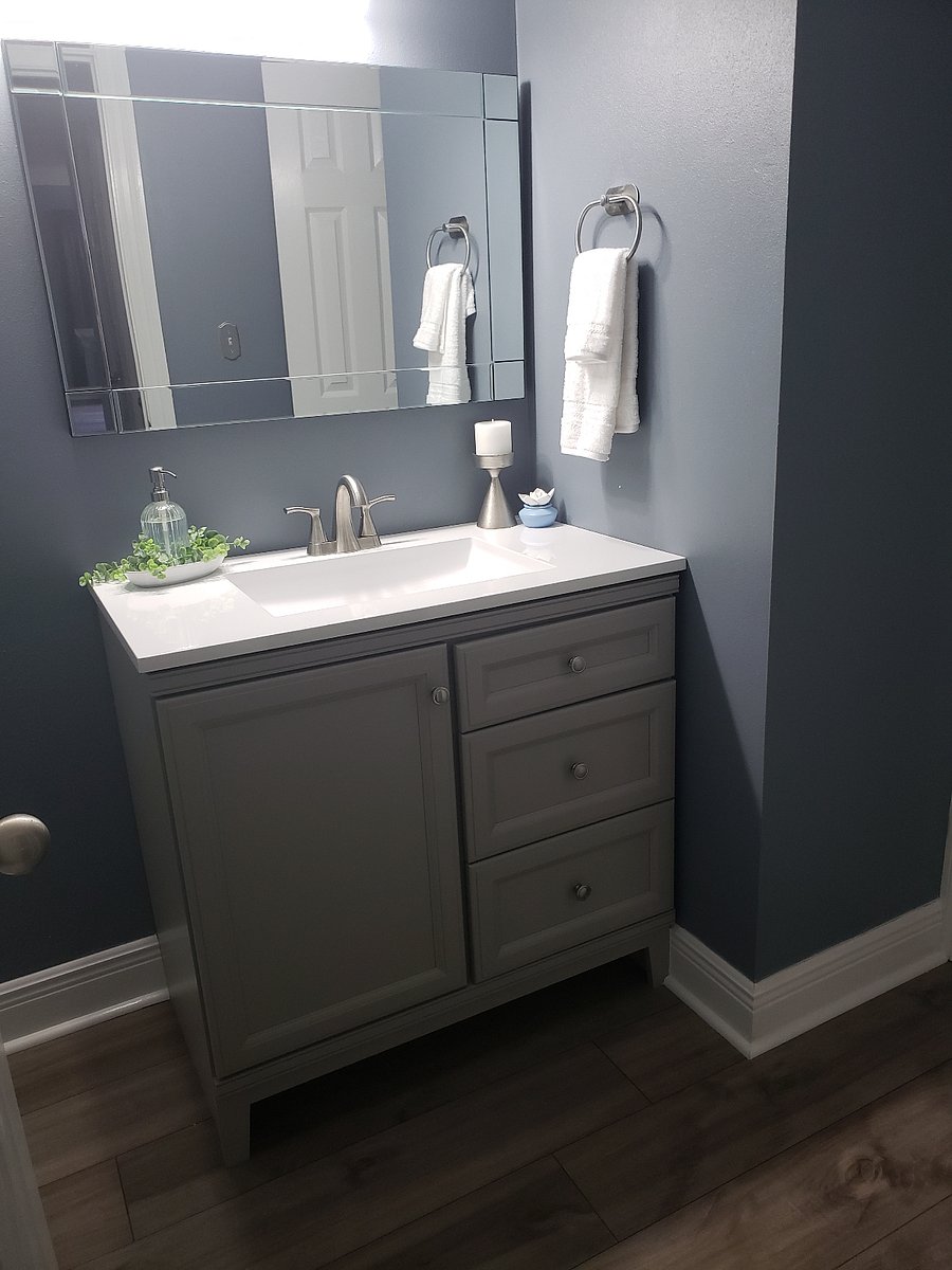 1 of 2 Jack and Jill vanity areas