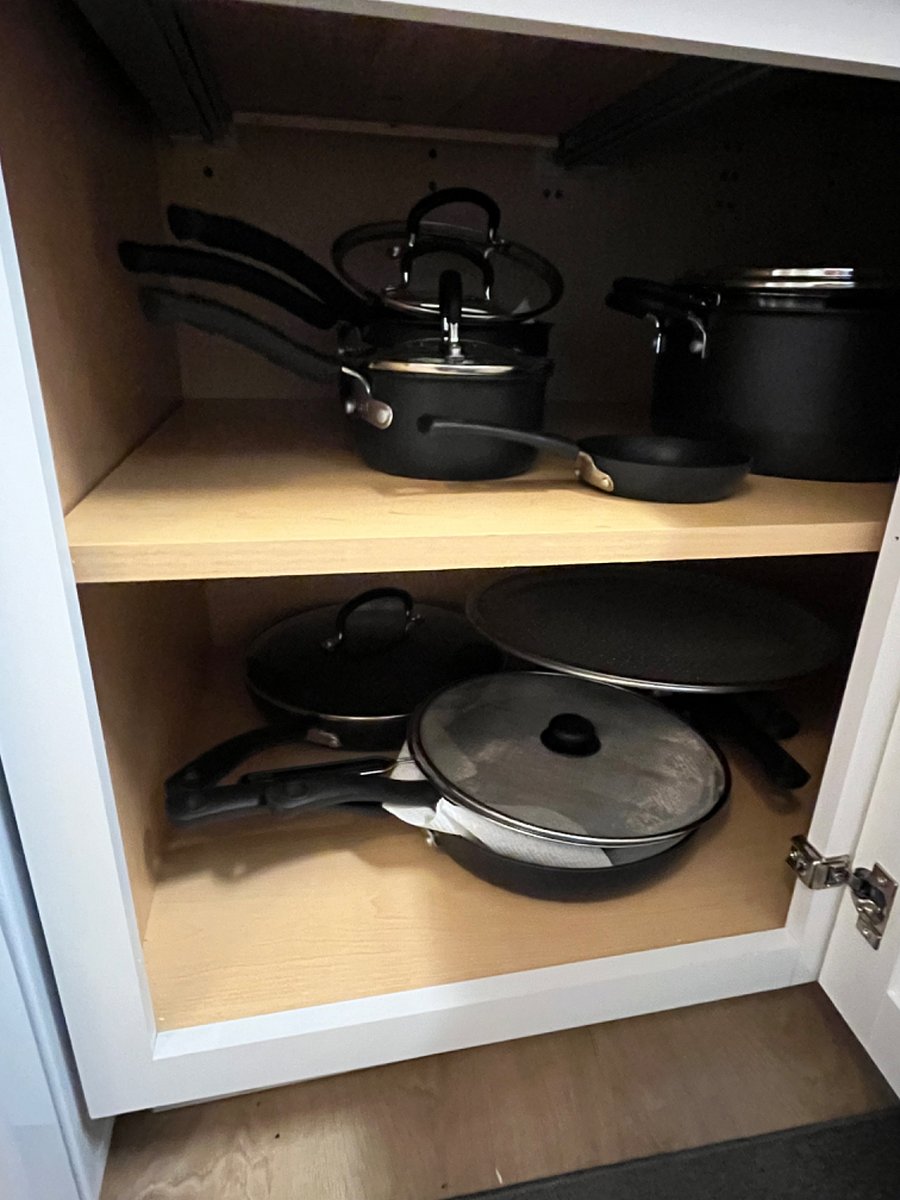 Pots and pans.