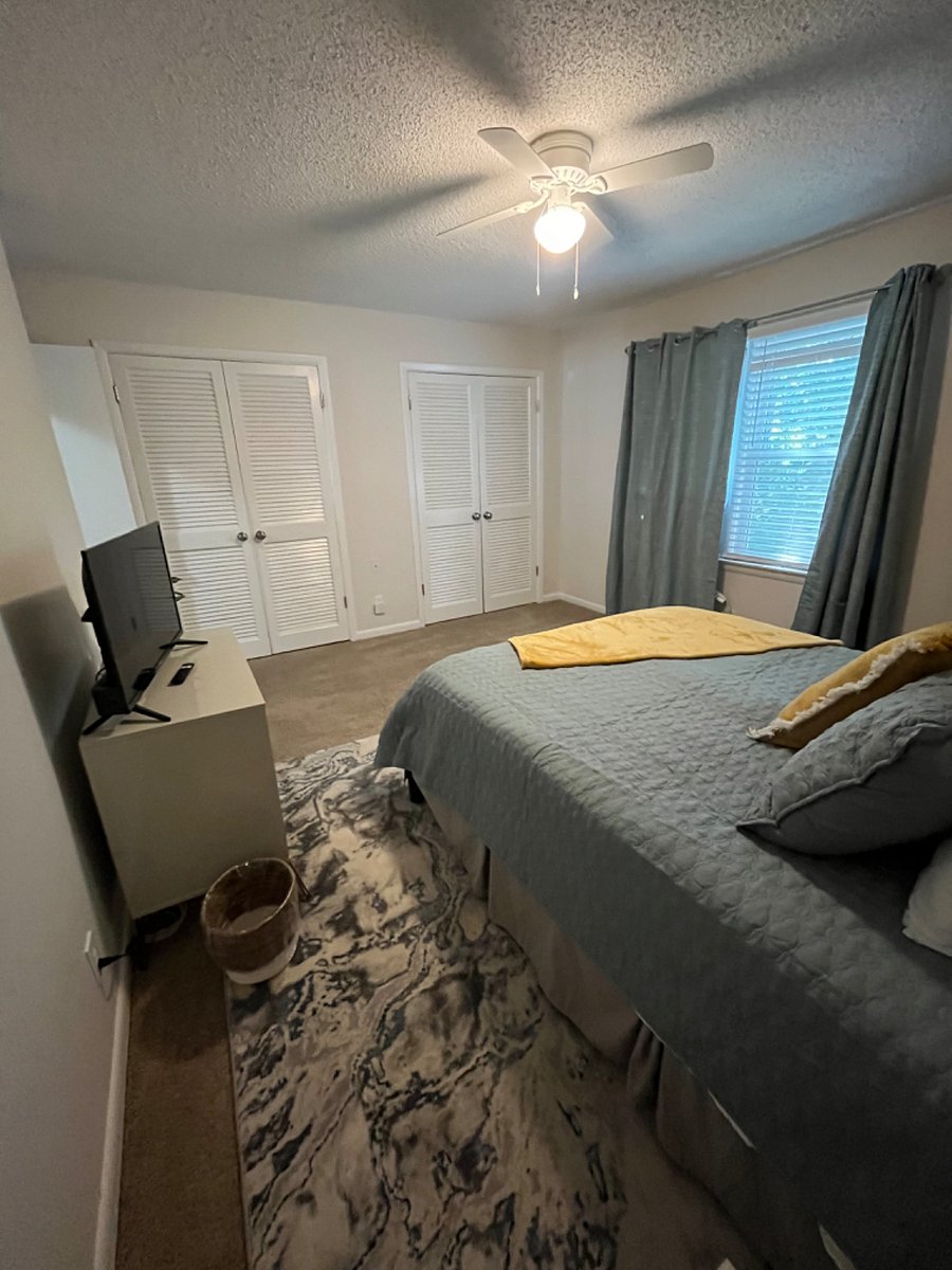 Bedroom #1 (for this listing) - your private space with a keyed entry lock on the bedroom.