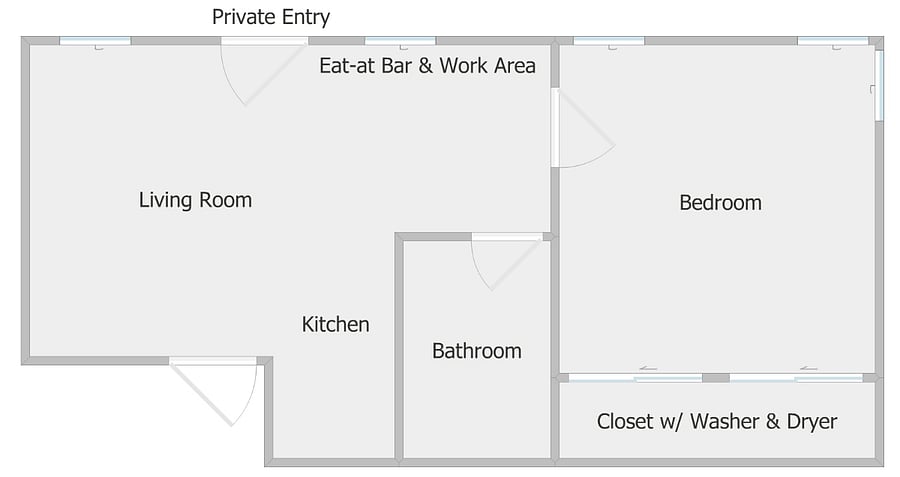 Floor Plan w/o dimensions or furniture