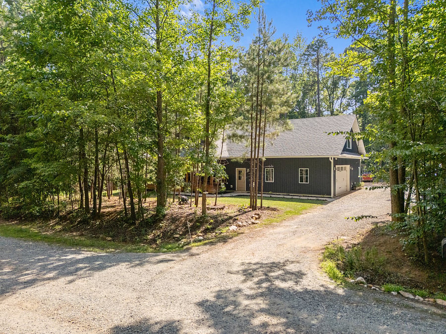 View of our driveway & front of house
