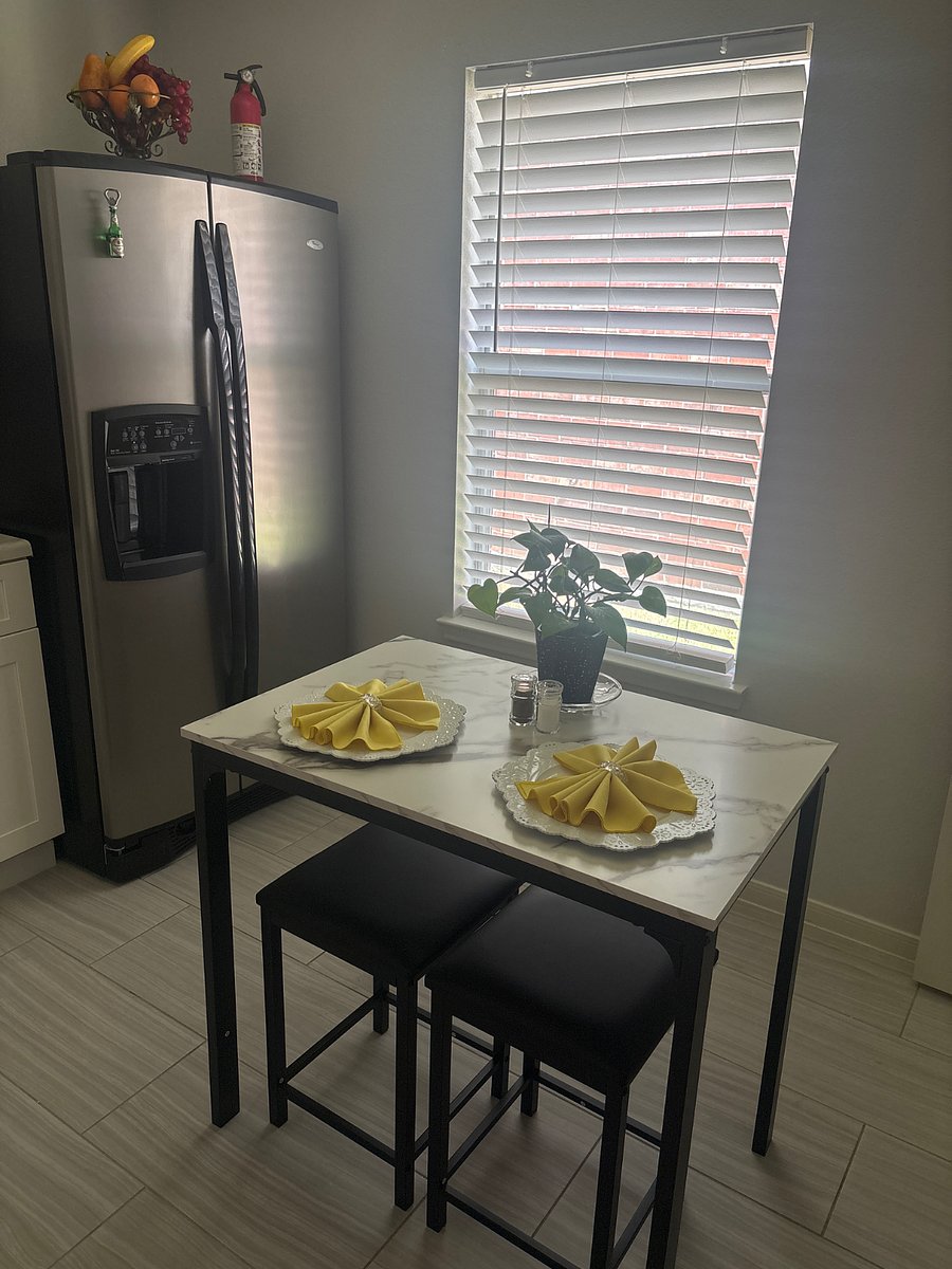 Table in the kitchen